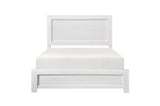 Corbin White Panel Bedroom Set bedroom arrangement view