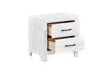 Corbin White Panel Bedroom Set chest of drawers front view