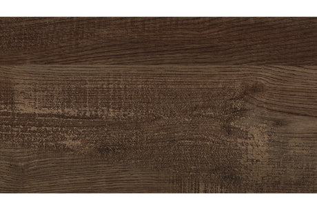 Corbin Rustic Brown Panel Bedroom Set main bed view