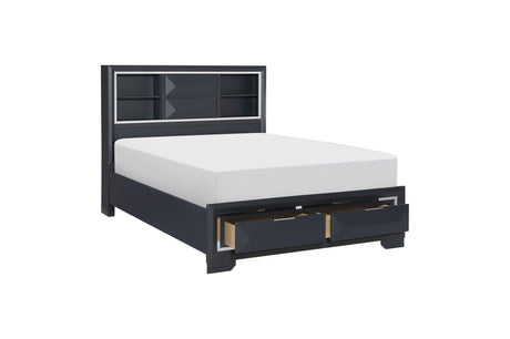 Top angle showing bed detail