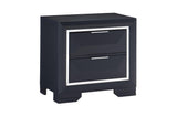 Chest drawer storage in midnight blue finish