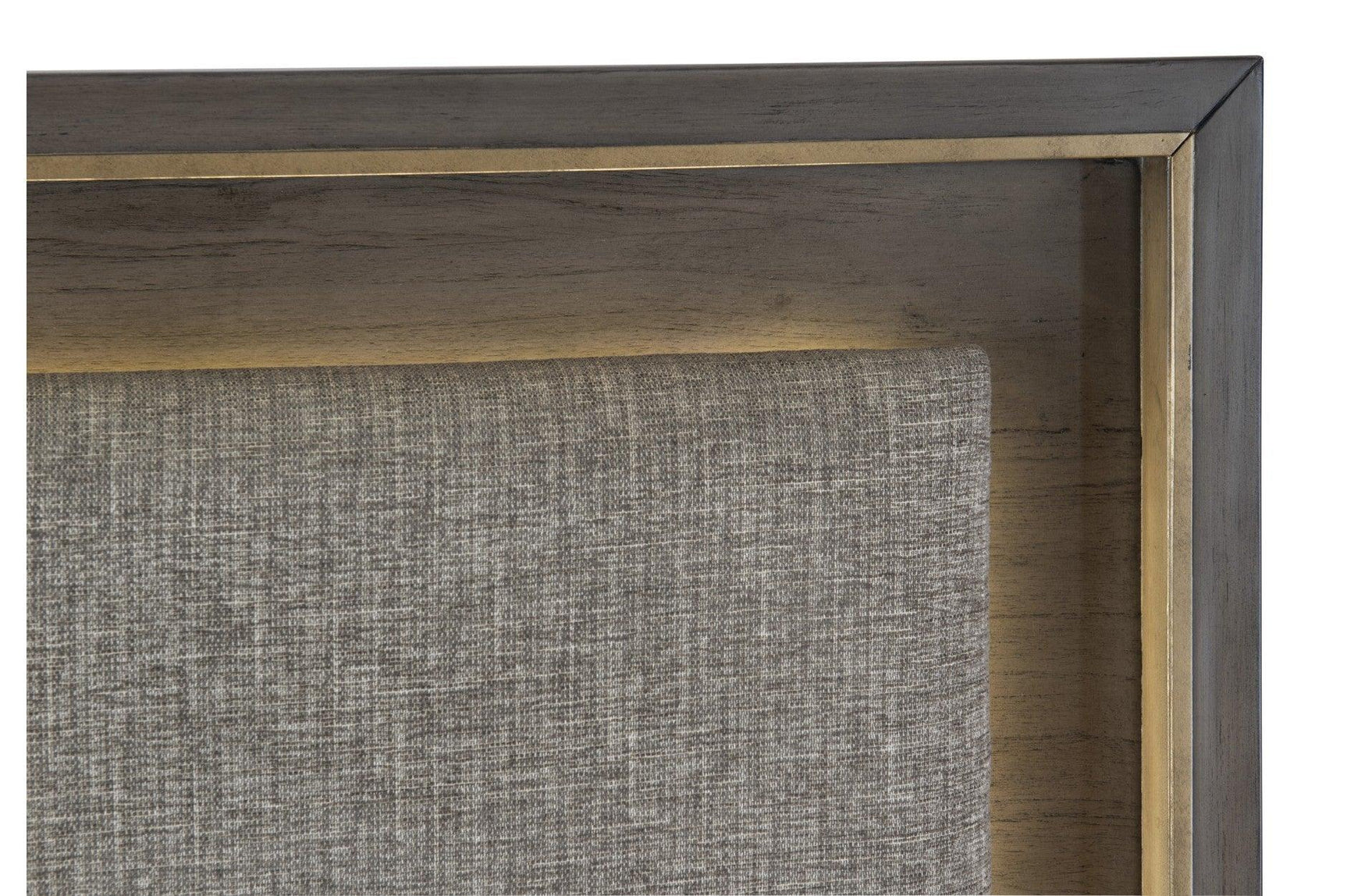 Front view showing LED lighting on bed headboard