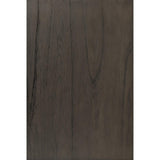 Scarlett King Panel Bed wood finish detail in brownish gray