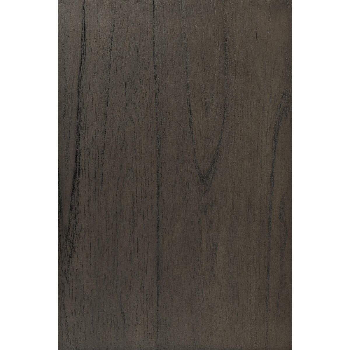 Scarlett King Panel Bed wood finish detail in brownish gray
