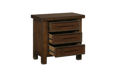 Main view of Logandale Brown Sleigh Bedroom Set bed