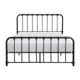 Bethany Dark Bronze Metal Frame Full Platform Bed front view