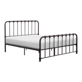 Bethany Dark Bronze Metal Frame Full Platform Bed side view