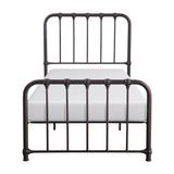 Bethany Dark Bronze Metal Twin Platform Bed front view