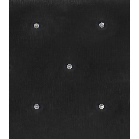 Fabric close-up of black faux leather upholstery
