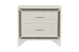 Side view of bedroom set showing dresser and nightstand