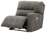 Next-Gen Durapella Slate 5-Piece Power Reclining Sectional full view
