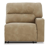 Next-Gen Durapella Sand 4-Piece Power Reclining Sectional Sofa front view