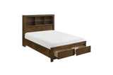 angled view of chest with multiple drawers for storage