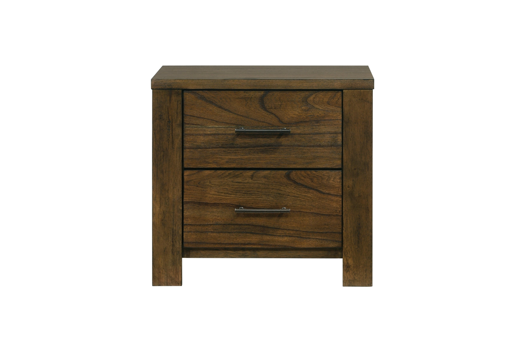 Sullivan dark brown platform bedroom set with bookcase storage