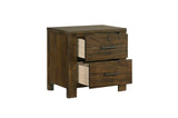 Sullivan dark brown platform bedroom set with bookcase storage