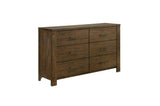 Sullivan dark brown platform bedroom set with bookcase storage