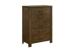 Sullivan dark brown platform bedroom set with bookcase storage