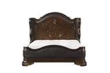 Royal Highlands Brown Cherry Bedroom Set bed main view