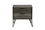 side view of Urbanite Gray Panel Bedroom Set bed