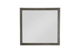 side view of Urbanite Gray Panel Bedroom Set bed