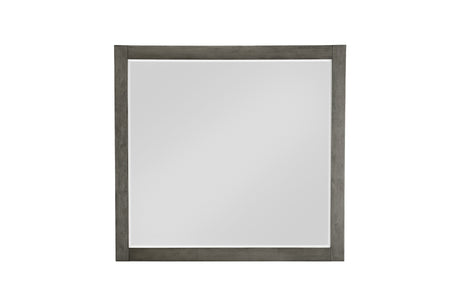 side view of Urbanite Gray Panel Bedroom Set bed