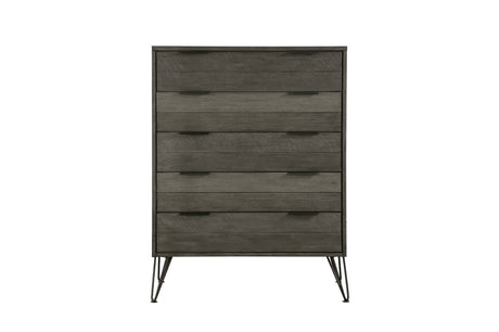 main view of Urbanite Gray Panel Bedroom Set bed