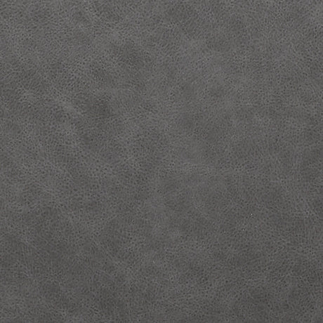 Fabric swatch of slate faux leather upholstery