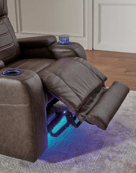 extended footrest of Schooner Rocks recliner