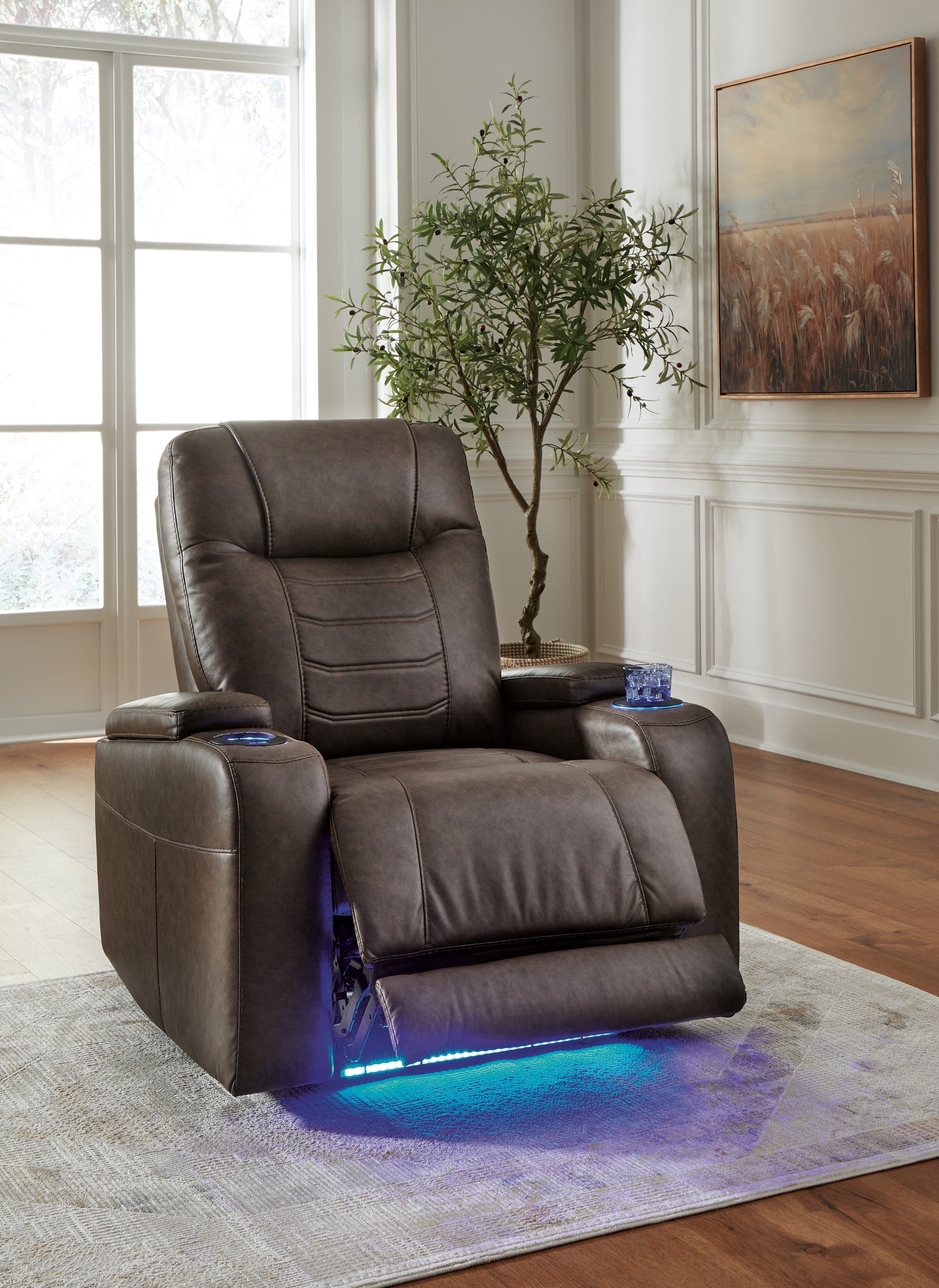 side perspective of Schooner Rocks recliner