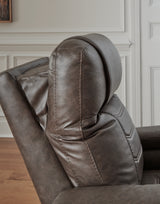 power headrest detail on Schooner Rocks recliner