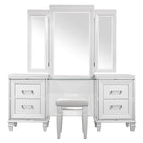 Tamsin Vanity Dresser side angle with drawers