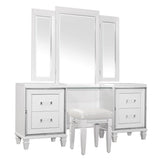 Tamsin Vanity Dresser close-up of drawers