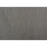 Fabric swatch of silver-gray faux leather upholstery on Tamsin bed