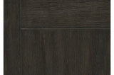 Granby Gray Fabric Upholstered Rectangular Counter Height Dining Set fabric upholstery close-up