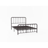 Larkspur Full Bed metal frame 30-degree angle 3D view