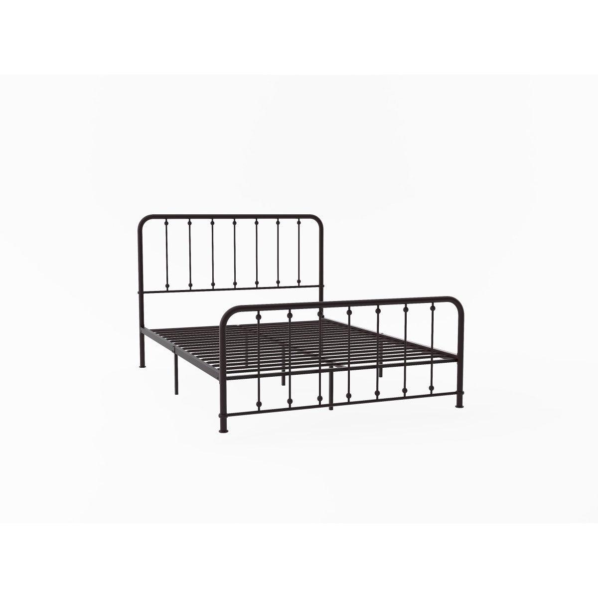 Larkspur Full Bed metal frame 30-degree angle 3D view