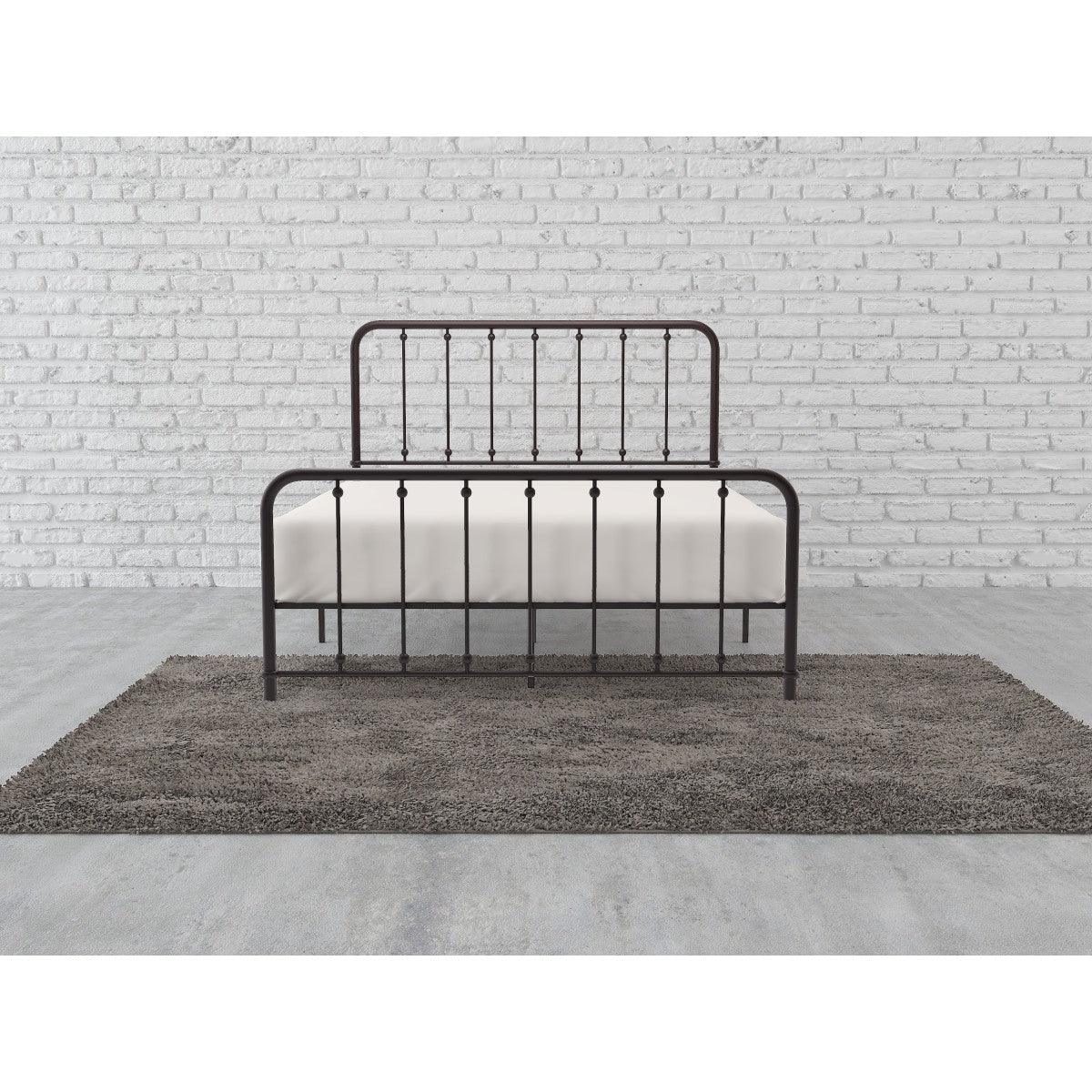 Larkspur Full Platform Bed front 3D view