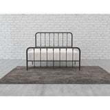 Full front 3D view of Larkspur youth queen platform bed