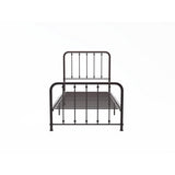 Larkspur Twin Bed side view showing platform base