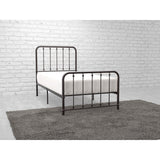 Larkspur Twin Platform Bed angled corner view