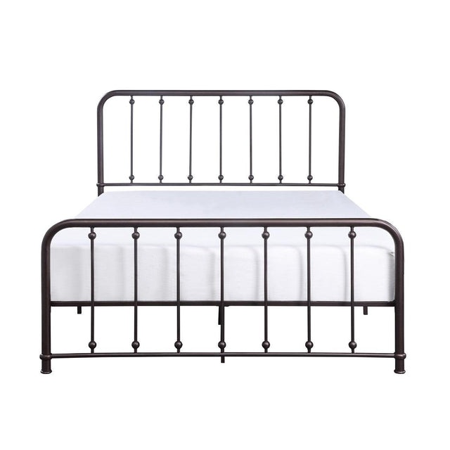 Larkspur Dark Bronze Full Platform Bed front view