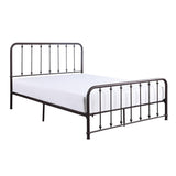 Larkspur Dark Bronze Full Platform Bed side view