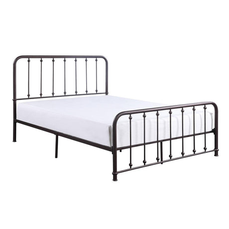 Larkspur Dark Bronze Full Platform Bed side view