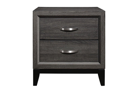 Davi Natural Nightstand front