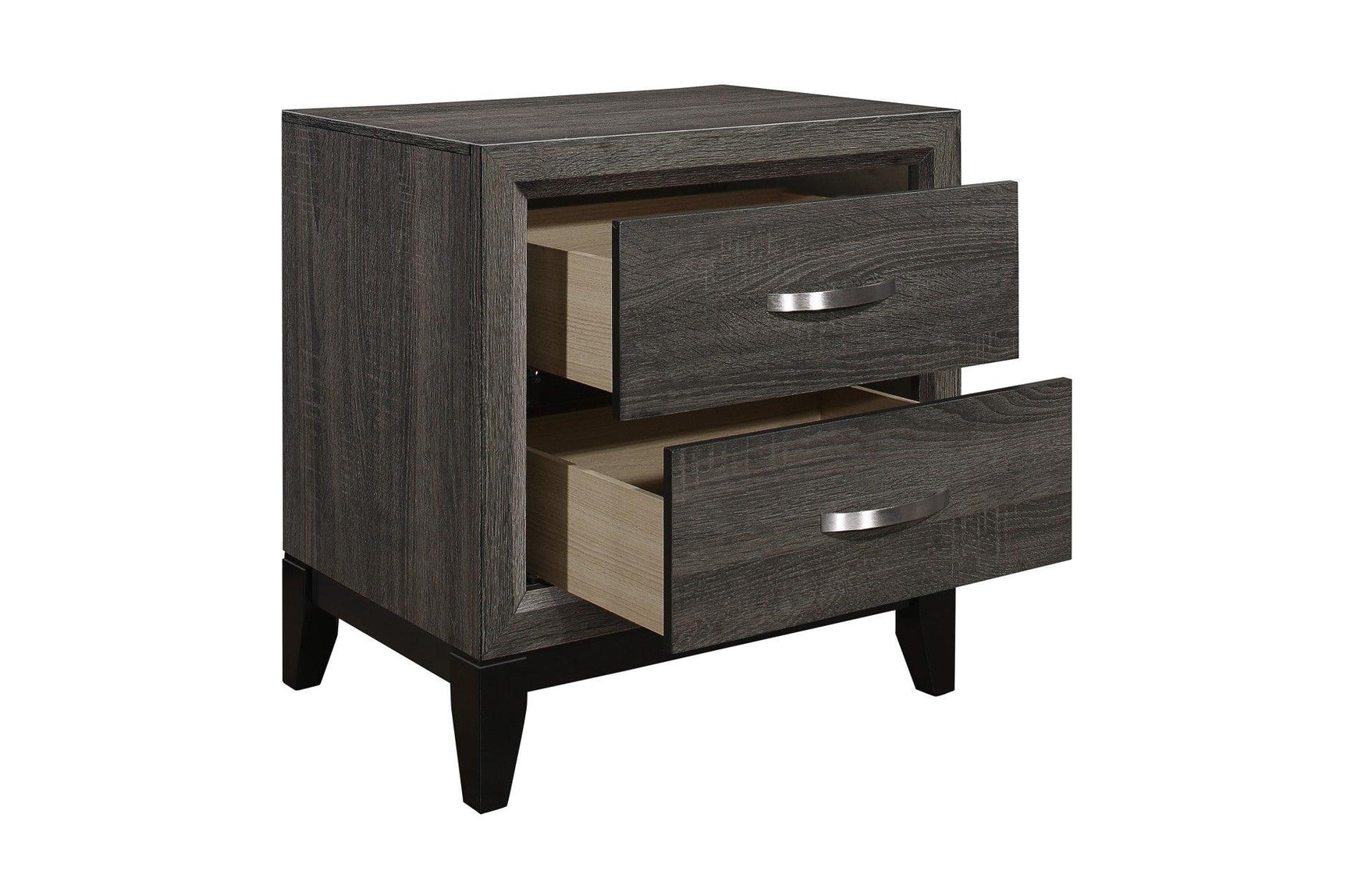 Davi Natural Nightstand drawer open