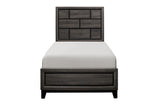 Davi Natural Youth Panel Bed side view