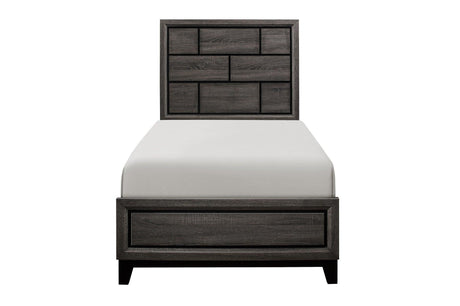 Davi Natural Youth Panel Bed side view