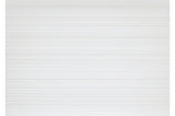 Davi White Panel Bedroom Set with bed, dresser, mirror, nightstand, and chest in white