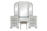 Avondale Gray Upholstered Tufted Panel Bedroom Set