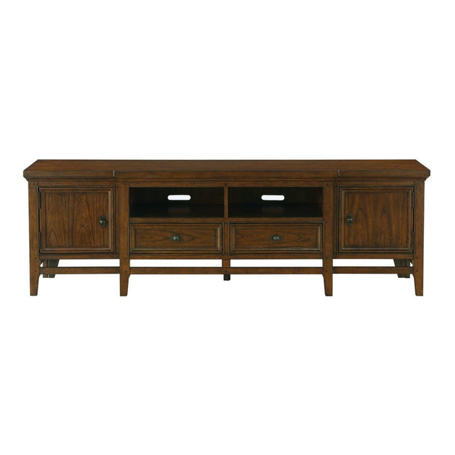 Frazier Park Brown Cherry Modern Contemporary Mindy Veneer, Wood And Engineered Wood Tv Stand - Ella Furniture